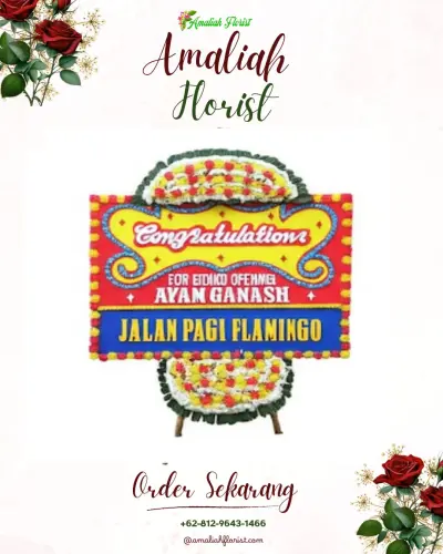 Bunga Papan Congratulation di Selapajang Jaya